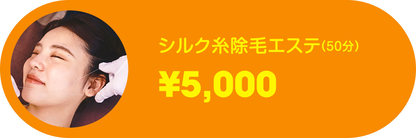 シルク糸除毛エステ(50分)